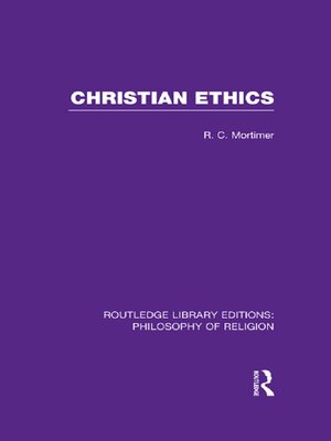 cover image of Christian Ethics